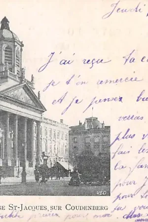 België Brussel Bruxelles Eglise St-Jacques sur Coudenberg 1902 Europa HC34127 Promocja