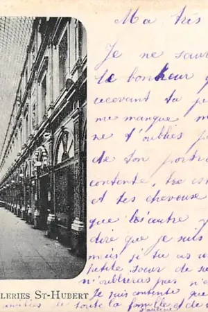 Bezpieczna płatność België Brussel Bruxelles Galeries St-Hubert 1901 Europa HC34126