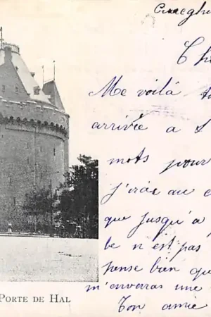 België Brussel Bruxelles Porte de Hal 1902 Europa HC34125 Darmowa dostawa