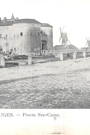 Rabat België Brugge Bruges Porte Ste-Croix 1900 Molen Europa HC34099