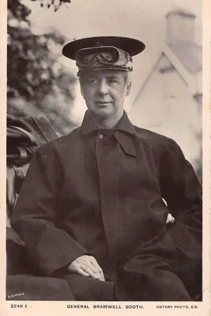 Wysoka jakość Engeland Generaal Bramwell Booth Leger des Heils Salvation Army Fotokaart England Europa HC34082