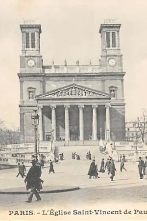 Premium Frankrijk Paris L'Eglise Saint Vincent de Paul 1900 France Europa HC34071