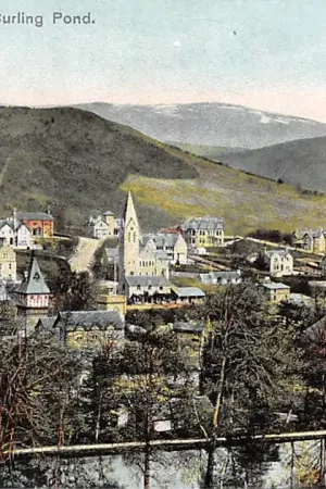 Niska cena Schotland Strathpeffer from above Curling Pond Engeland England Europa HC34045