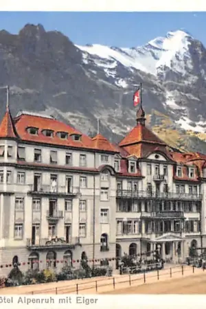 Zwrot pieniędzy Zwitserland Grindelwald Regina Hotel Alpenruh mit Eiger Schweiz Suisse Switzerland Europa HC34036