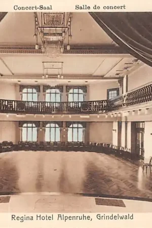Rabat Zwitserland Grindelwald Regina Hotel Alpenruhe Ballroom Concert-Saal Salle de Concert Schweiz Suisse Switzerland Europa HC34019