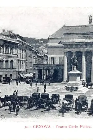 Italië Genova Teatro Carlo Felice Italia Europa HC33908 Premium