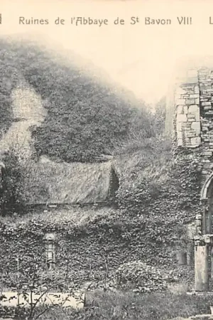 Darmowa dostawa België Gent Gand Ruïnes de l'Abbaye de St Bavon VIII Le cote nord de la Crypte 1900 Europa HC33839