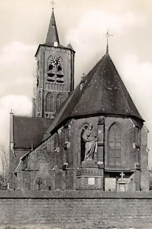 België Minderhout Kerk St. Clemens 1960 Begraafplaats Europa HC33832 Zamów teraz
