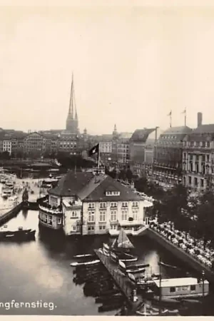 Szybka dostawa Hamburg Partie am Jungfernstieg 1929 Deutschland Europa HC33644