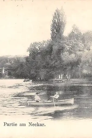 Duitsland Stuttgart - Cannstatt Partie am Neckar 1907 Deutschland Europa HC33316 Promocja