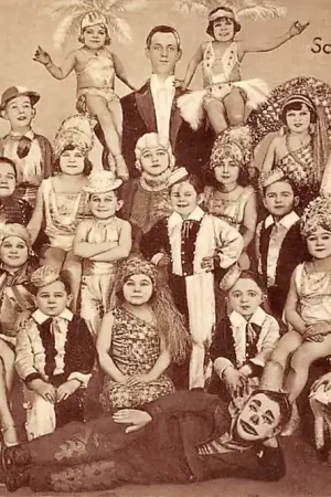 Engeland Fotokaart Schaefers Liliput Revue Lilliputters Theater Circus England Europa HC33260 Popularny