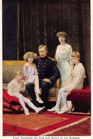 België Their Majesties the King Albert and Queen Elizabeth of the Belgians and Their Children Koningshuis Europa HC33134 Tani