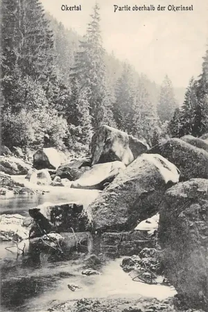 Duitsland Altenau Goslar Okertal Partie oberhalb der Okerinsel Deutschland Europa HC33015 Oferta