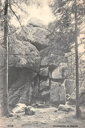 Duitsland Altenau Goslar Hexenkuche im Okertal Deutschland Europa HC33014 Autentyczny