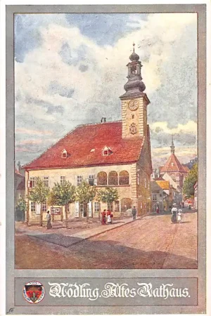 Kup teraz Oostenrijk Mödling Altes Rathaus Österreich Austria Europa HC32937
