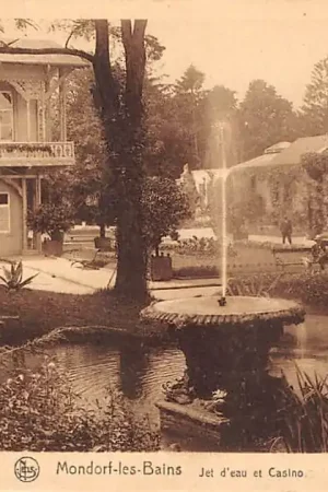 Bezpieczna płatność Luxemburg Montdorf-les-Bains Jet d'eau et Casino Luxembourg Europa HC32915