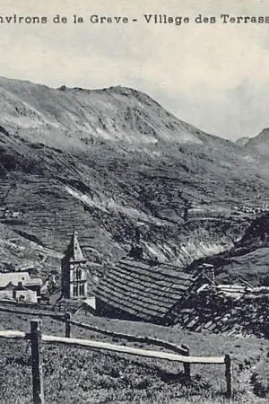 Promocja Frankrijk Dauphine Environs de la Grave Village des Terrasses det le Combeynot E.R. France Europa HC32545