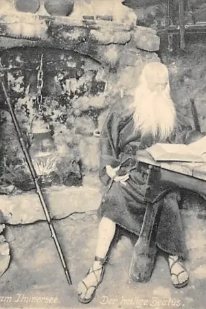 Zwitserland Der heilige Beatus Beatushohlen am Thunersee 1913 Schweiz Suisse Switzerland Europa HC32405 Zwrot pieniędzy