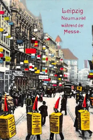 Duitsland Leipzig Neumarkt wahrend der Messe 1929 Deutschland Europa HC32209 Popularny
