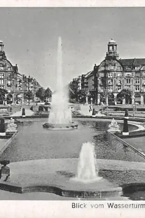 Rabat Duitsland Mannheim Blick vom Wasserturm nach der Augusta Anlage Deutschland Europa HC31954