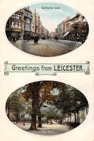 Engeland Leicester Gallowtree Gate Ne Walk England Europa HC31910 Niska cena