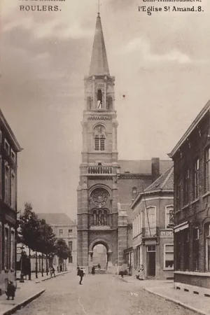 Autentyczny België ie Roeselare Sint-Amanduskerk Europa HC31598