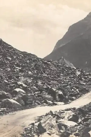 Nowość Noorwegen Norangsdal Bergverschuiving Fotokaart 1928 Norge Norway Europa HC31395