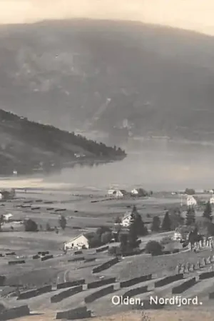 Noorwegen Olden Nordfjord Fotokaart 1928 Norge Norway Europa HC31381 Darmowa dostawa