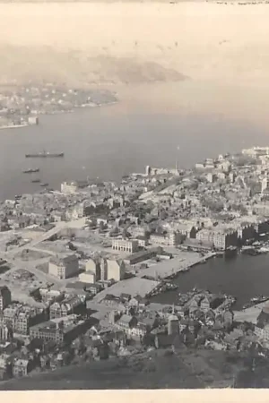 Premium Noorwegen Bergen Fotokaart Norge Norway Europa HC31378