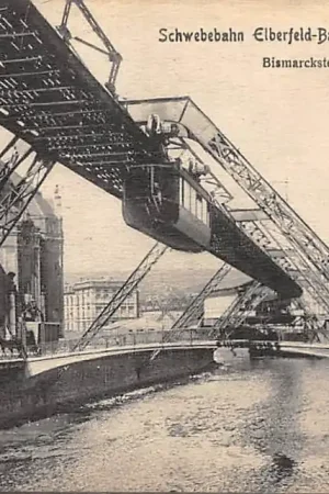 Duitsland Elberfeld - Barmen Schwebebahn u. Thaliatheater Spoorwegen Deutschland Europa HC31185 Premium