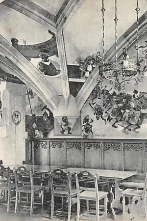 Oryginalny Duitsland München Rathaus-Keller Deutschland Europa HC30874