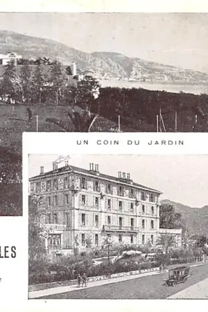 Frankrijk Menton Reclame Hotel Prince de Galles Un coin du jardin France Europa HC30251 Niska cena