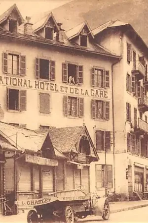 Zwitserland Chamonix International Hotel et de la Gare Garage en auto L. Charlet Schweiz Suisse Switzerland Europa HC30246 Kup teraz