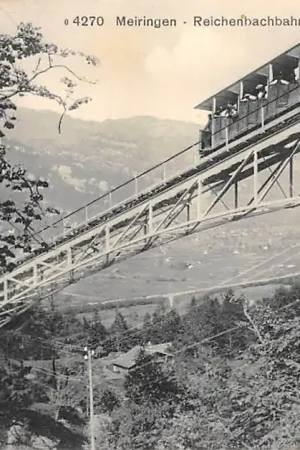 Oferta limitowana Zwitserland Meiringen Reichenbachbahn Trein Spoorwegen Schweiz Suisse Switzerland Europa HC30301