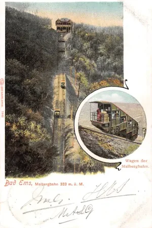 Oferta Duitsland Bad Ems Malbergbahn Wagen der Malbergbahn 1905 Deutschland Europa HC29885