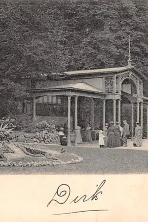 Duitsland Bad Pyrmont Helenenquelle 1904 Deutschland Europa HC29287 Autentyczny