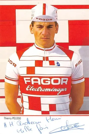 Tylko dziś Wielrennen Thierry Peloso Fagor Electromenager Gesigneerd Sport Frankrijk France Europa HC29238