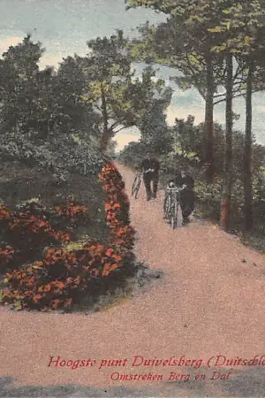 Berg en Dal Hoogste punt Duivelsberg (Duitschland) Nijmegen Cranenburg Deutschland Duitsland Europa HC29094 Autentyczny