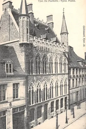België Ieper Yper De Posthalle Ypres Postes Postkantoor 1900 Europa HC27800 Rabat