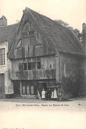 Oferta limitowana België Ieper Yper Het houten Huis Ypres La Maison de bois 1900 EuropaHC27798