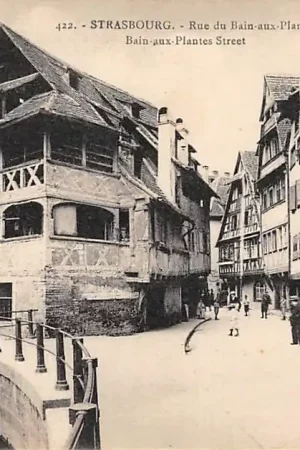 Frankrijk Strasbourg Rue du Bain-aux-Plantes France Europa HC27743 Rabat