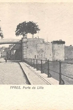 Darmowa dostawa België Ieper Rijsselpoort Ypres Porte de Lille 1900 Europa HC27736