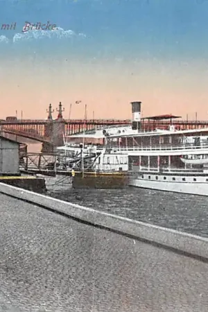 Oferta limitowana Duitsland Mainz Rheinpartie mit Brucke Schepen Deutschland Europa HC27633