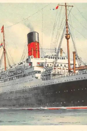 Premium Engeland Ausonia Cunard White Star Line Liverpool Scheepvaart Schepen Engeland Europa HC27421