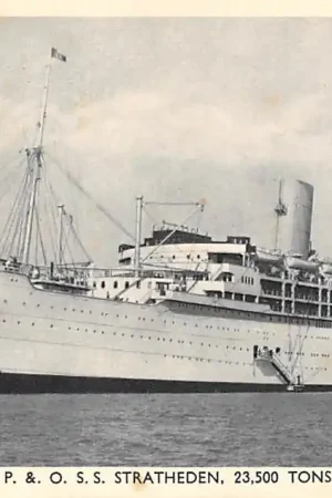 Engeland P. & O. S.S. Stradheden Scheepvaart Schepen England Europa HC27407 Nowość