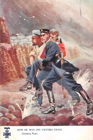 Darmowa dostawa Engeland How he won the Victoria Cross Admiral Raby Militair Illustrator H. Montagu Love 1905 England Europa HC27359