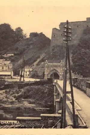 Rabat België Bouillon Pont de France et Chateau en stoomtram tram Europa HC27081