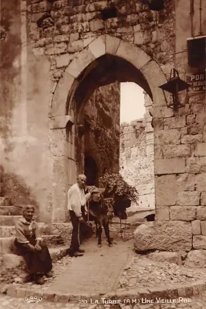 Wysoka jakość Frankrijk La Turbie (A.M.) Une vieille Rue Nice France Europa HC26968