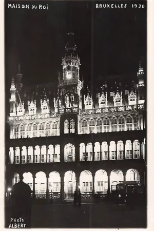 Wyprzedaż België Brussel Fotokaart Bruxelles Maison du Roi 1930 Photo Albert Europa HC26584