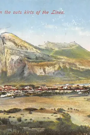 Gibraltar The Rock form the outs kirts of the Linea Europa HC26982 Oferta limitowana